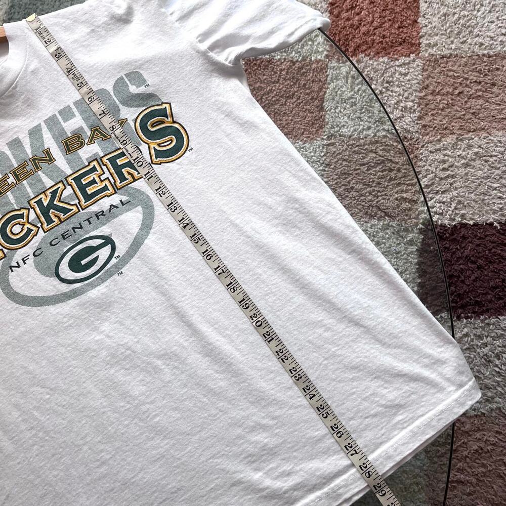 Vintage 90s Green Bay Packers T-Shirt | Starter Puff Print | Size L - Picture 8 of 8
